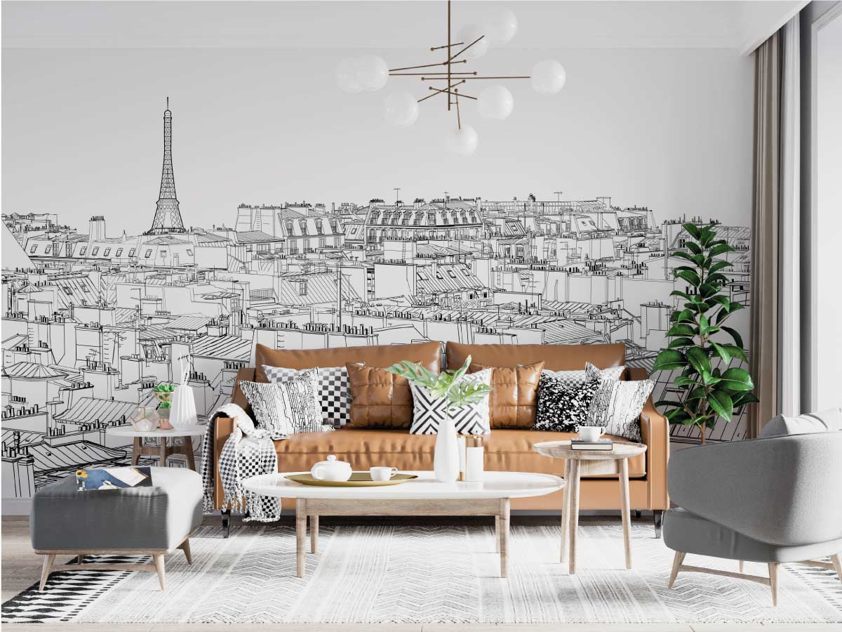 Papier peint panoramique Paris